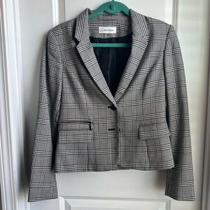 Houndstooth Calvin Klein Blazer